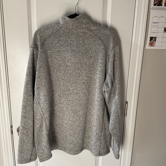 Eddie Bauer Long Sleeve Radiator Fleece 1/4 Zip Pullover - 2XL - Grey - Picture 4 of 5